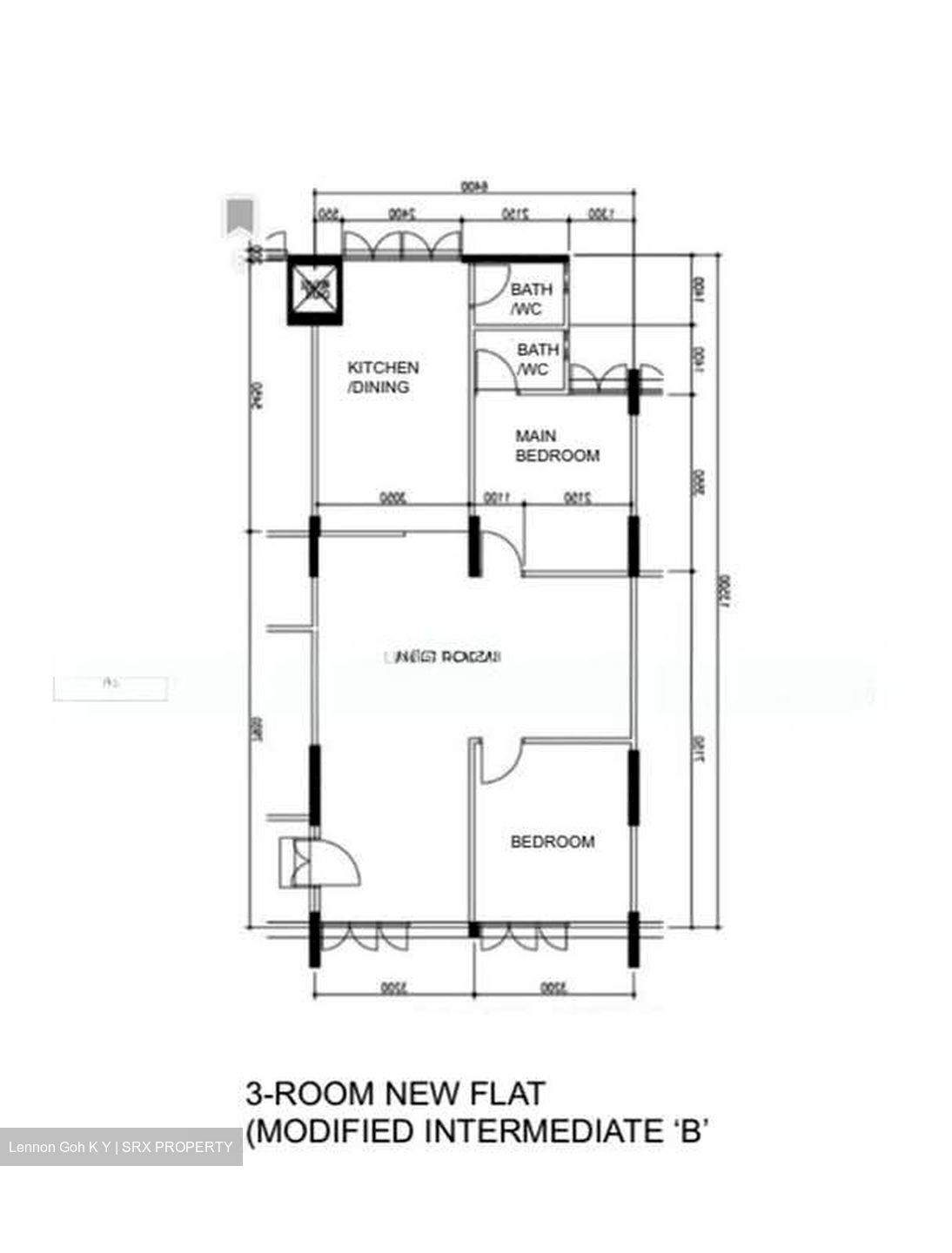 Blk 619 Eunos Heights (Bedok), HDB 3 Rooms #601413271